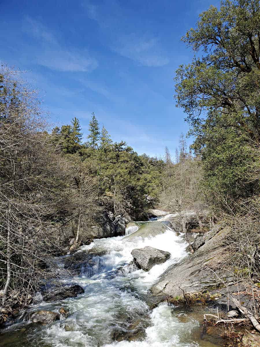 Angel Falls on Willow Creek Trail Bass Lake California