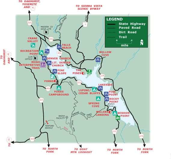 Bass Lake Map