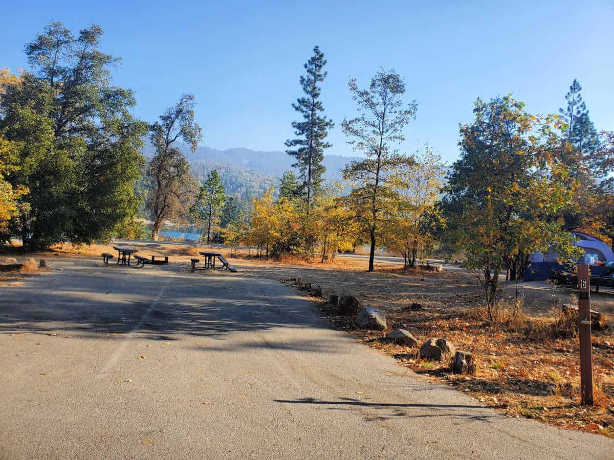 campsite 6 Cedar Bluff Campground Bass Lake California