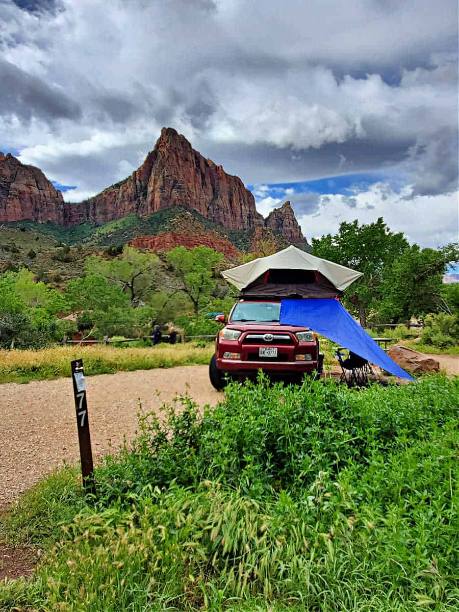 Campsite #77 South Campground Zion National Park