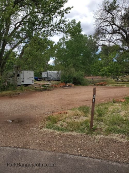 Watchman Campground Zion National Park Park Ranger John