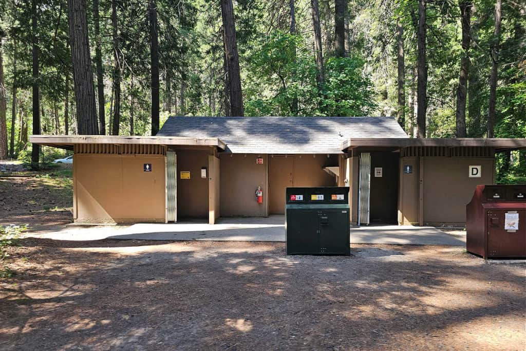 Restrooms at Housekeeping Camp Yosemite National Park
