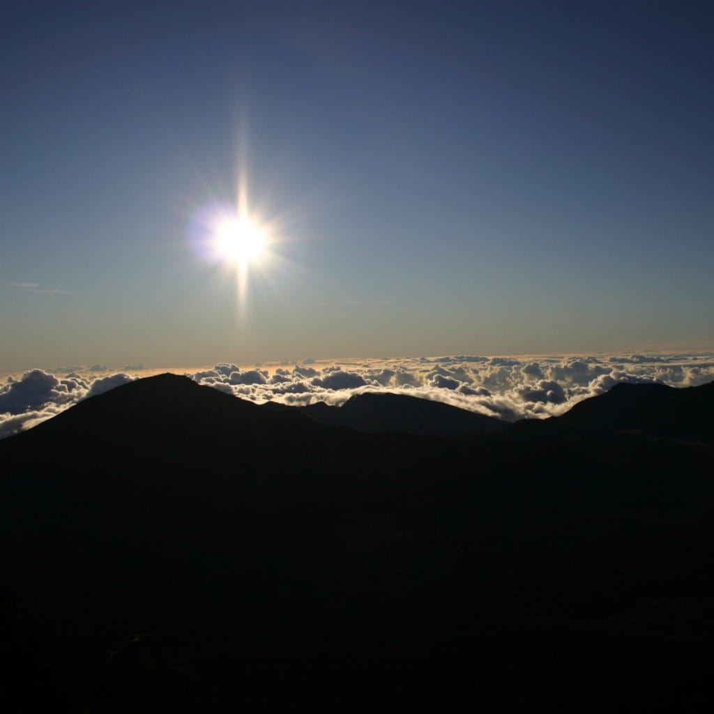 Sunrise at Haleakala National Park