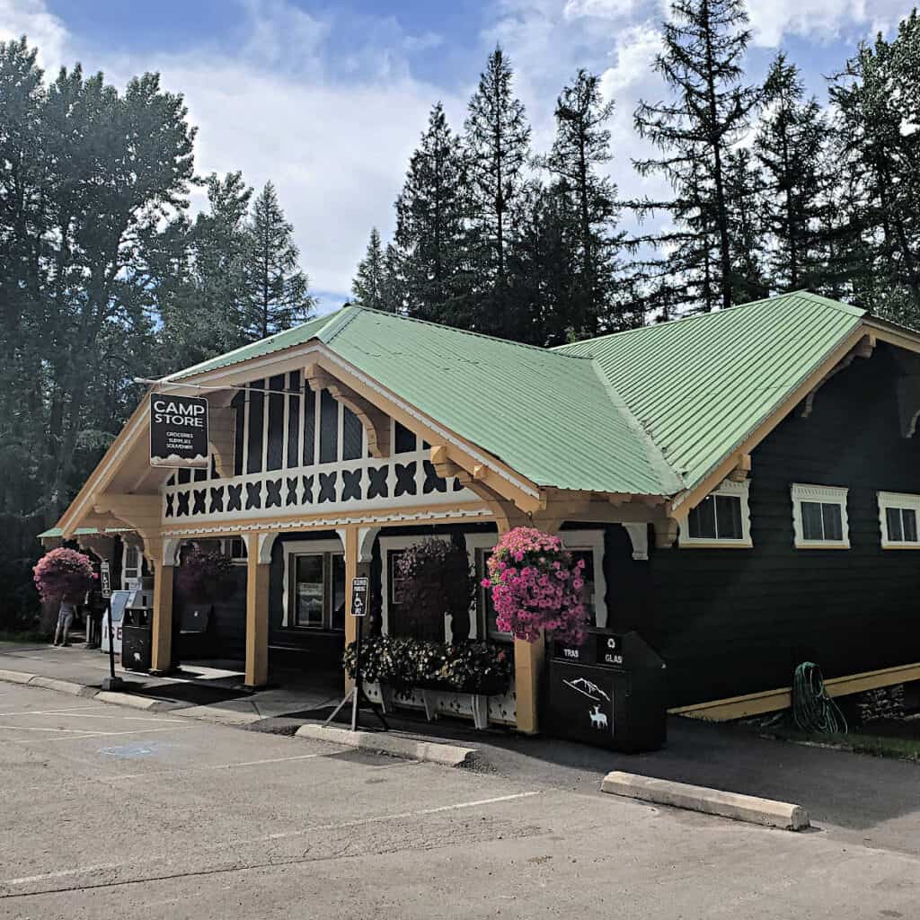 Camp Store in the Lake McDonald Lodge Area