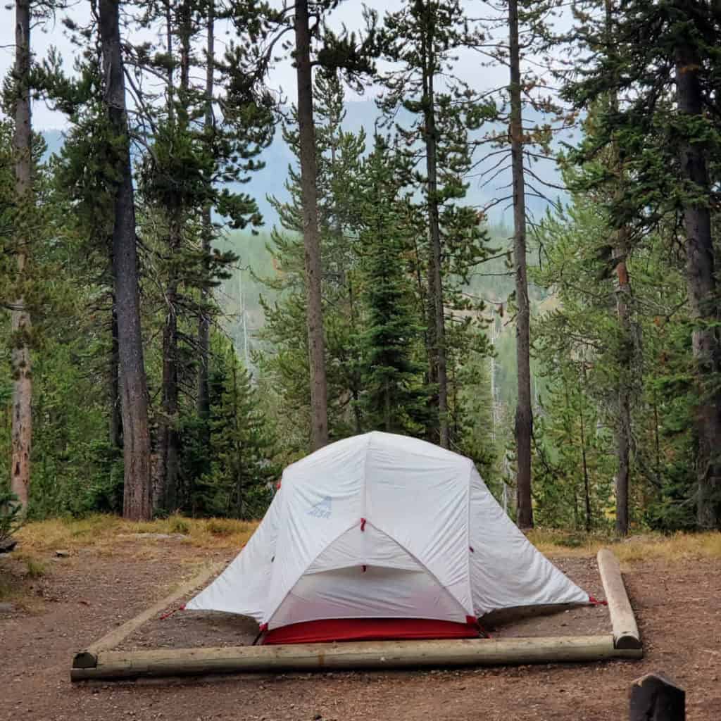 Lewis Lake Campground Yellowstone National Park