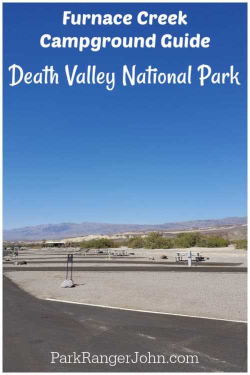 Furnace Creek Campground Death Valley National Park Park Ranger John
