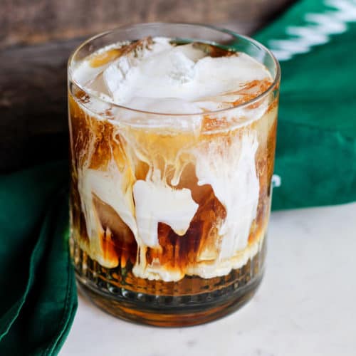 Iced Irish Coffee Cocktail
