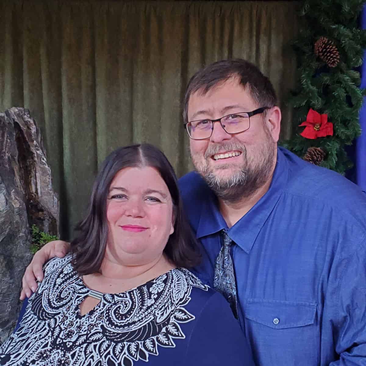 John and Tammilee dressed up for the Bracebridge Dinner 