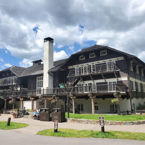 Lake McDonald Lodge in Glacier National Park Montana