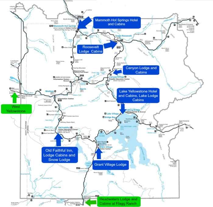 Yellowstone National Park Lodging - national park