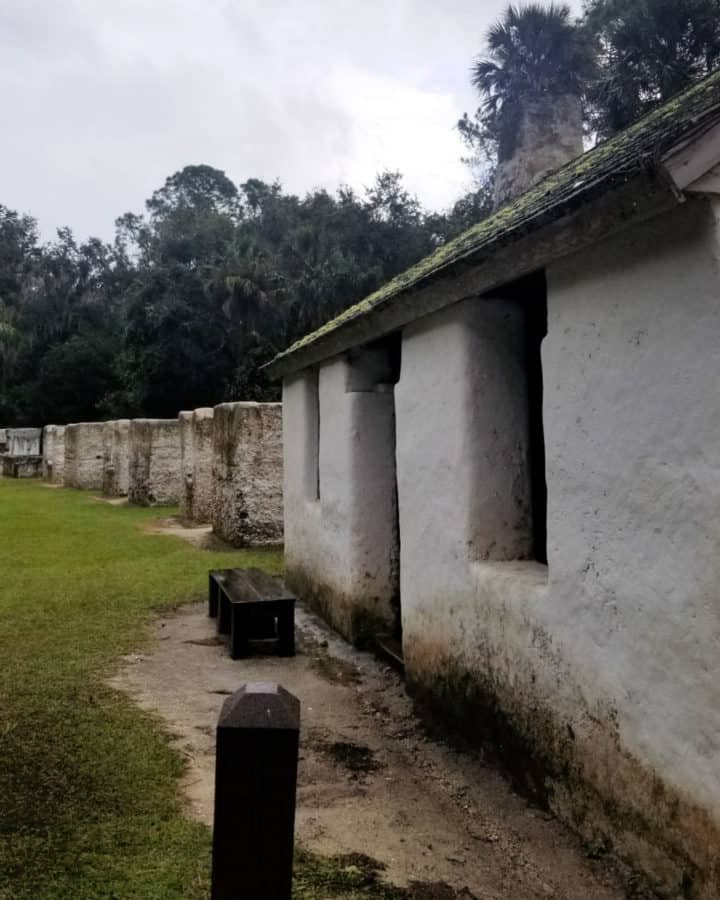 Slave housing at Kingsley Plantation at Timucuan Ecological and Historic Preserve in Florida