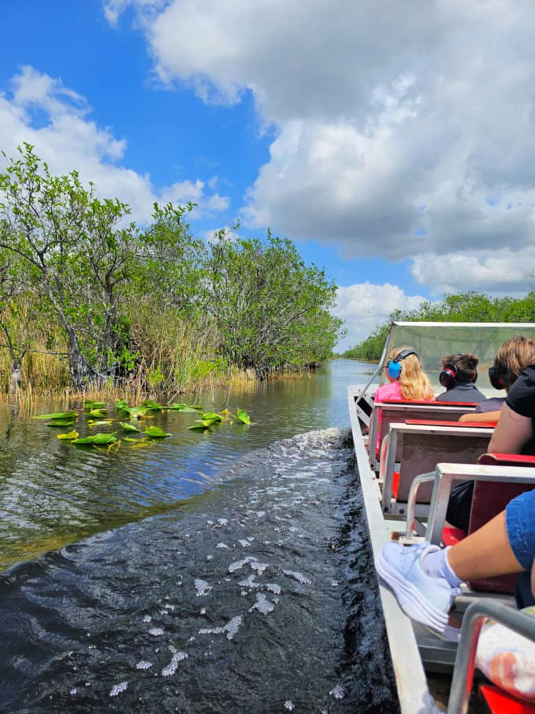 Enjoying the Coopertown Airboat Tour in Everglades National Park Florida