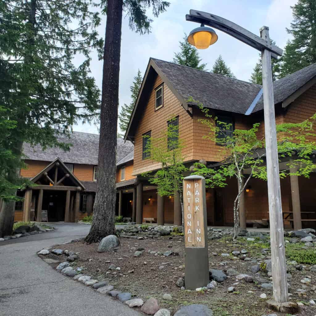 Back entrance of the National Park Inn