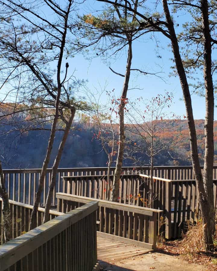 Overlook at Big South Fork National River and Recreation Area