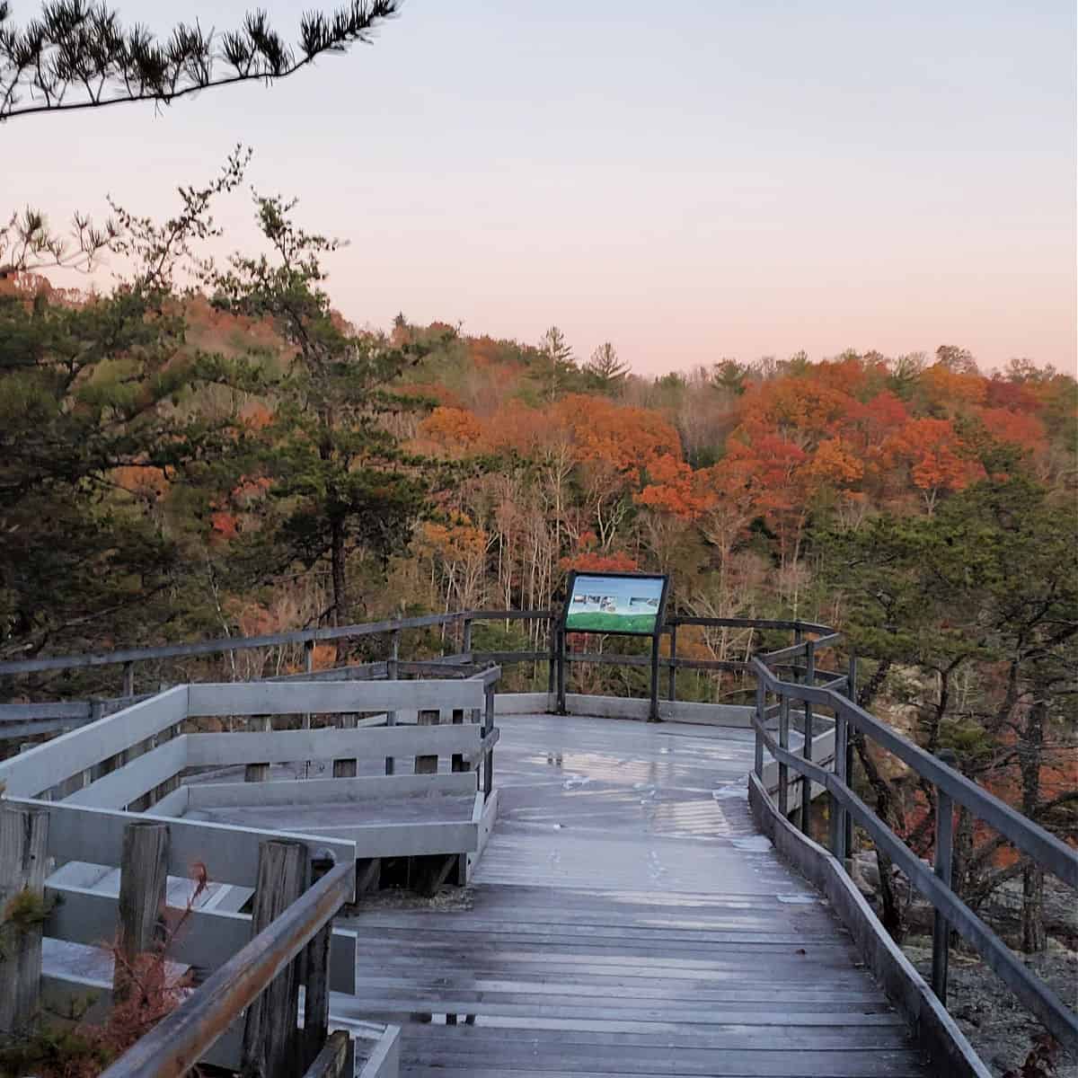 Obed Wild and Scenic River from Sunset Overlook