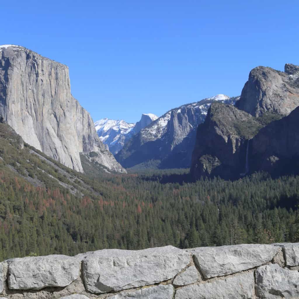Tunnel View at Yosemite National Park