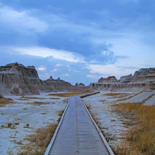 The window trail at Badlands National Park in South Dakota