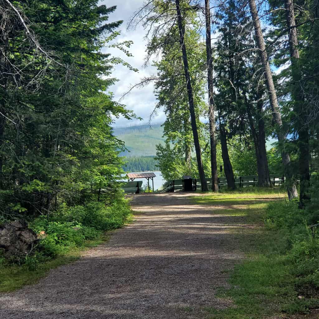 Amphitheater at Apgar Campground, Glacier National Park