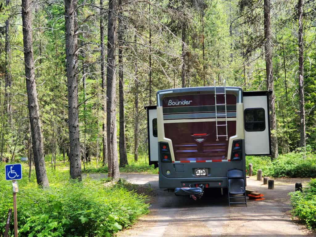 Campsite 122 Apgar Campground, Glacier National Park