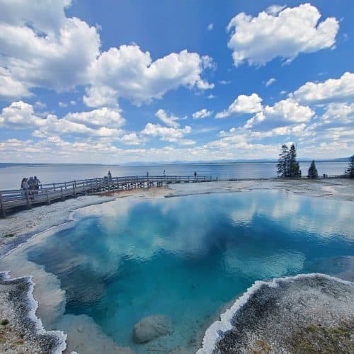 Black Pool West Thumb Geyser Basin Yellowstone National Park