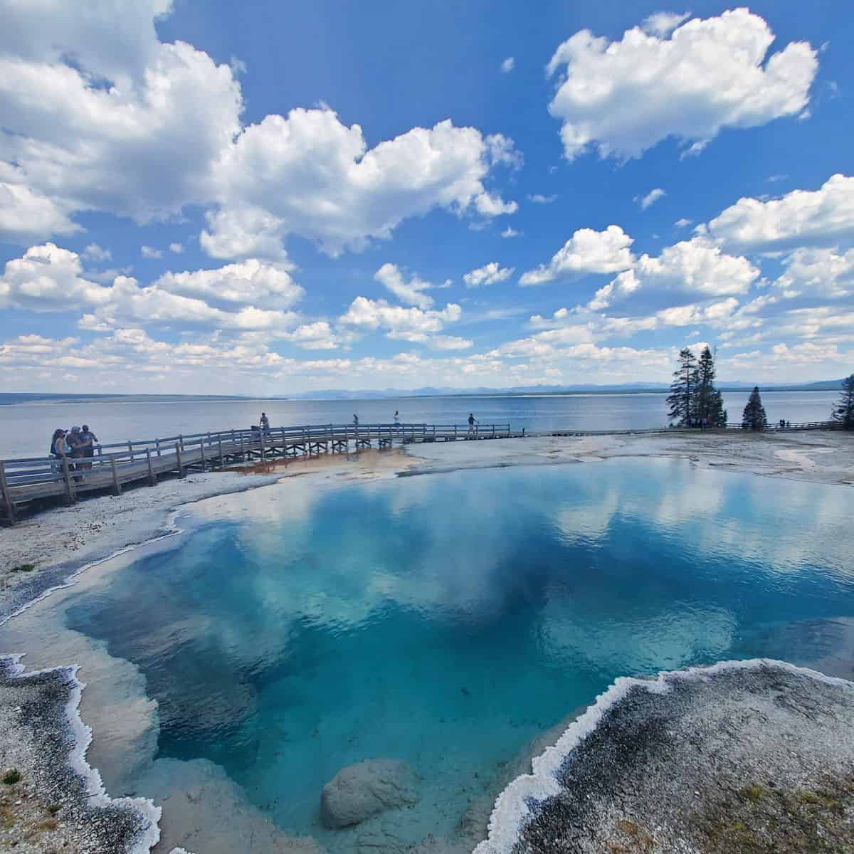 Black Pool West Thumb Geyser Basin Yellowstone National Park