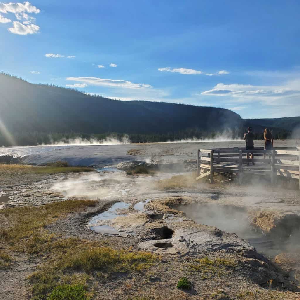 Black Sand Basin Yellowstone National Park USA