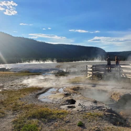 Black Sand Basin Yellowstone National Park USA