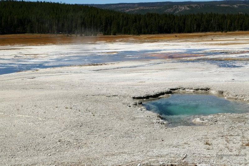 Fountain Paint Pots Trail in Yellowstone National Park