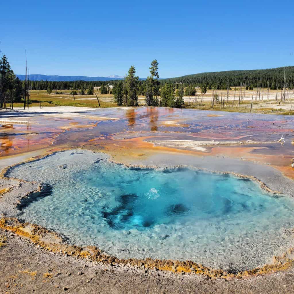 Firehole Spring Yellowstone National Park