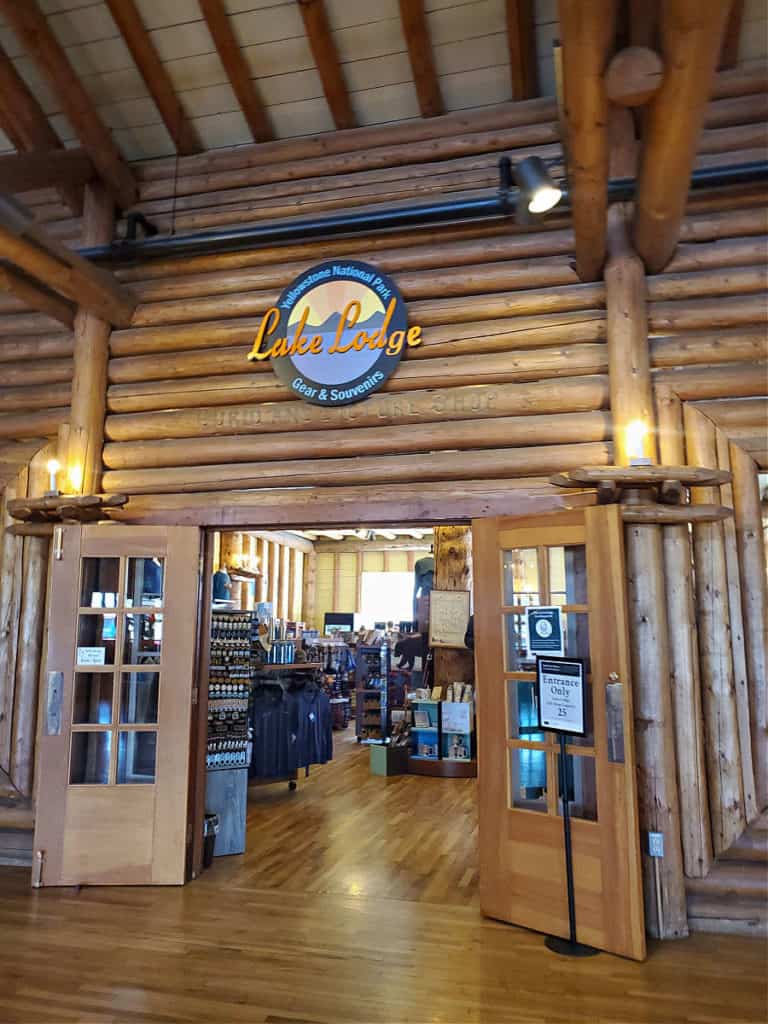 Lake lodge Gear and Souviners at Lake Lodge Cabins in Yellowstone