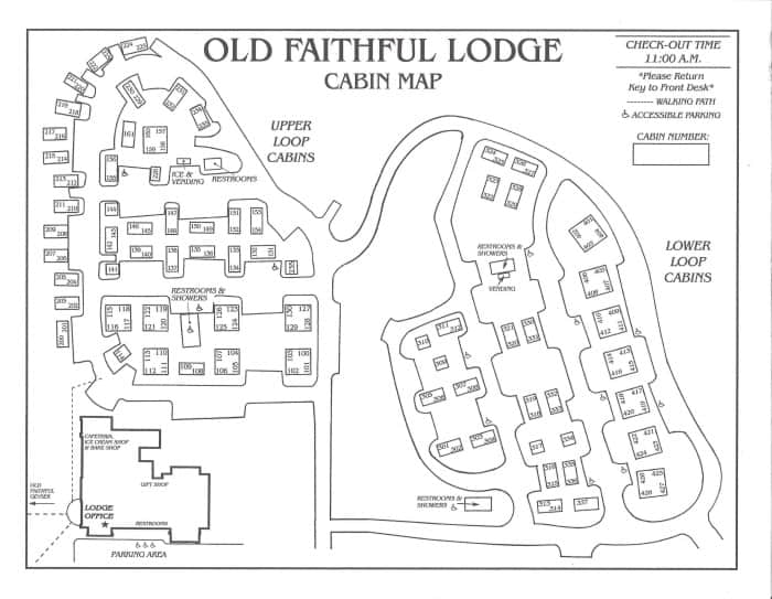 Old Faithful Lodge Cabins  Yellowstone National Park Lodges