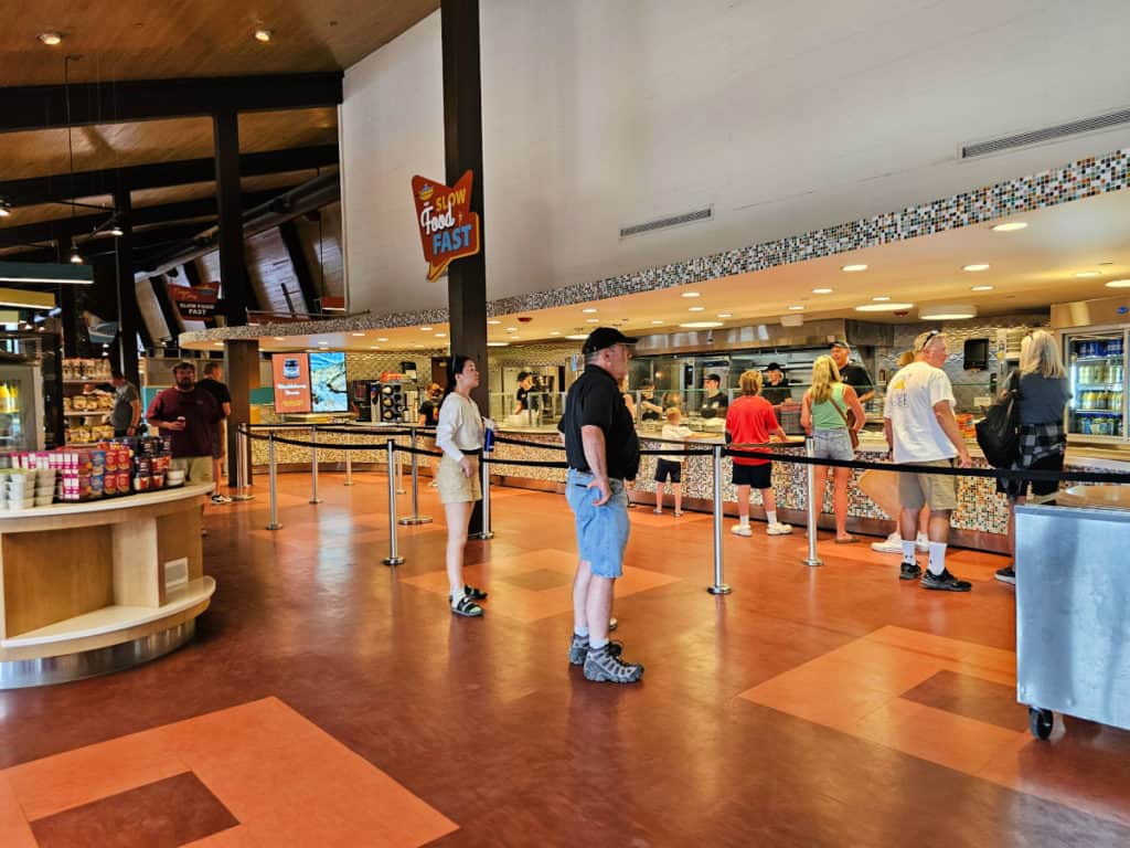 Slow Fast Food Canyon Lodge Dining Yellowstone National Park