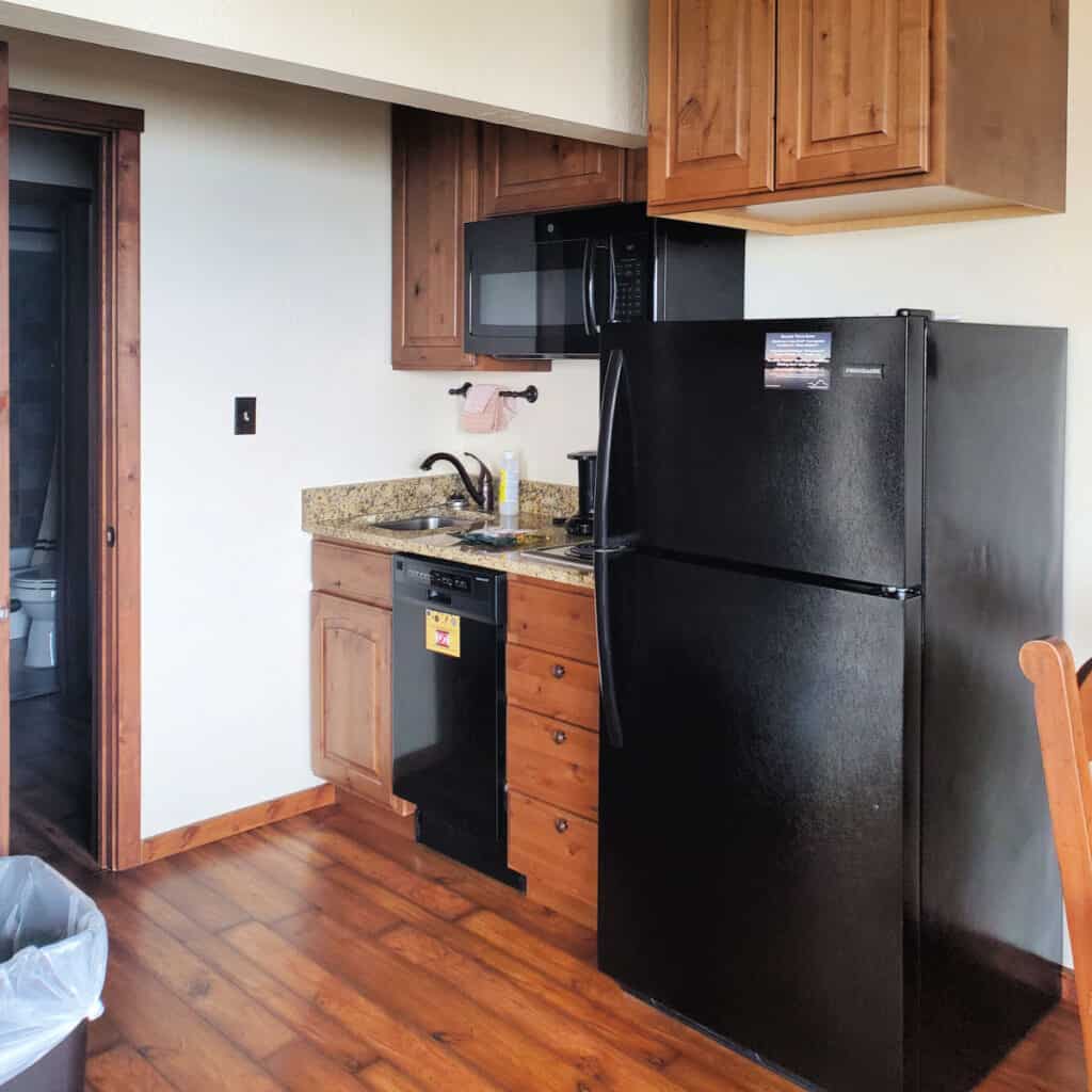 Kitchen Area at Signal Mountain Lodge