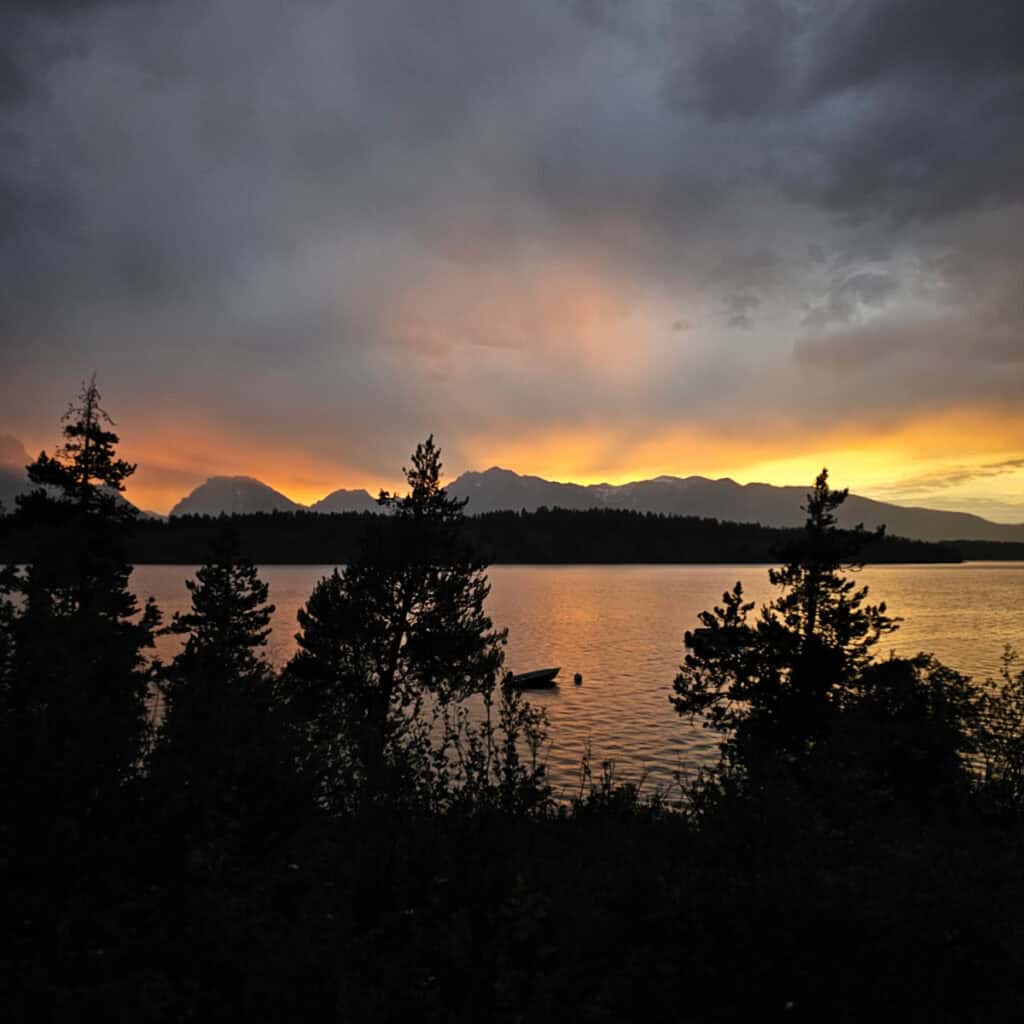 Sunrise at Signal Mountain Lodge Grand Teton National Park