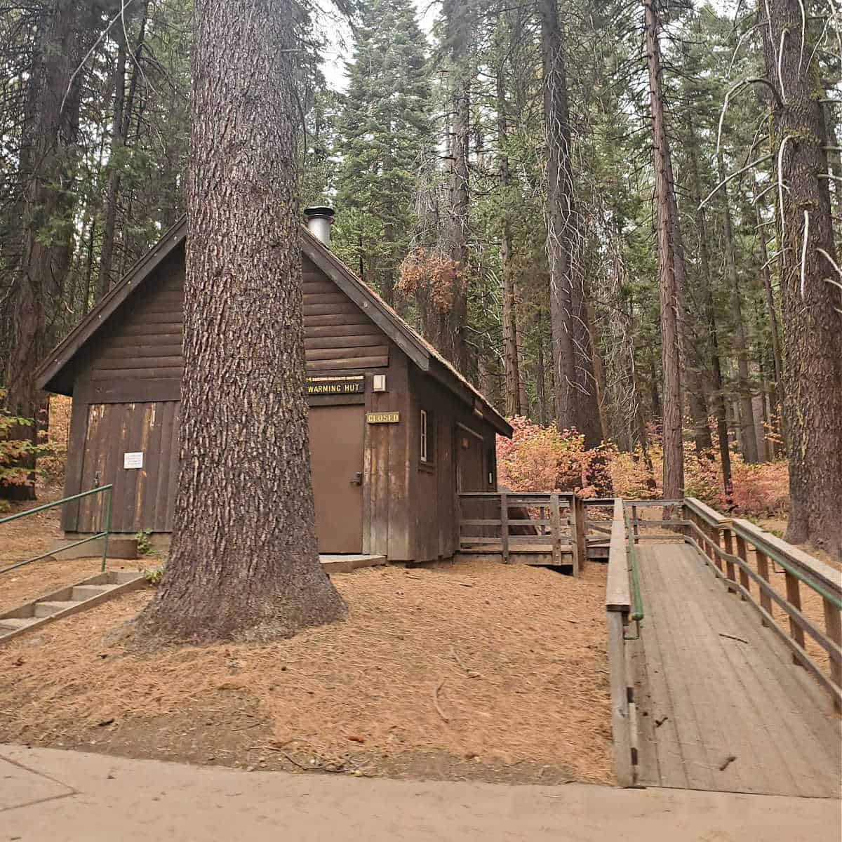 Warming Hut at Calaveras Big Trees State Park