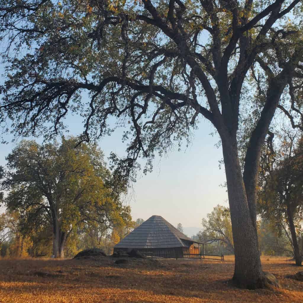 Wassama Round House at Wassa,a Round House State Park California