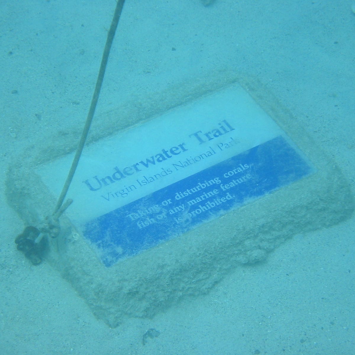 Underwater Trail with interpretative panels