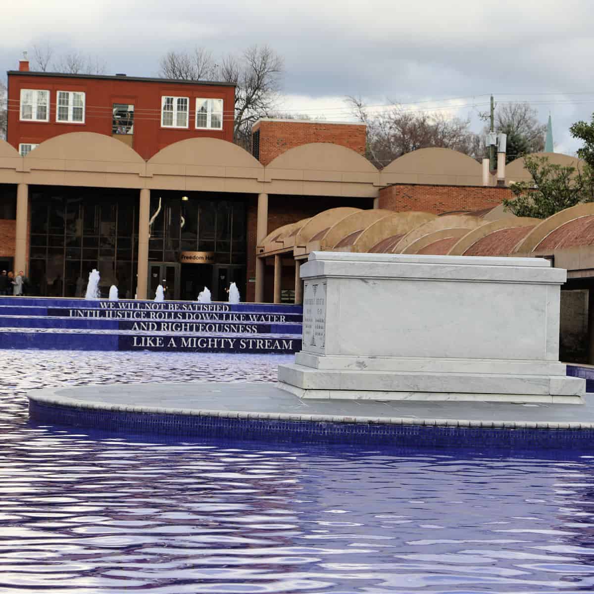 resting place for Dr Martin Luther King Jr at Martin Luther King Jr National Historical Park in Atlanta Georgia