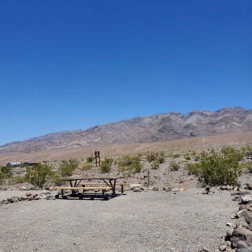 Campsite 1 Wild Rose Campground Death Valley National Park