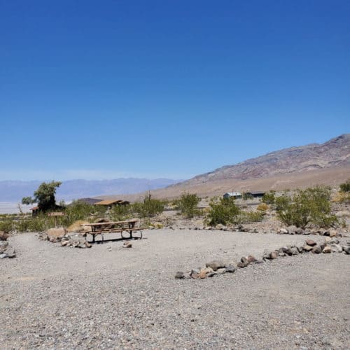 Campsite 2 Emigrant Campground Death Valley National Park