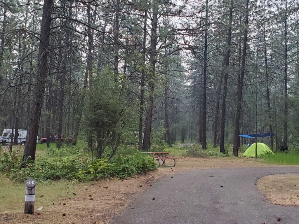 Kettle Falls Campground Lake Roosevelt National Recreation Area