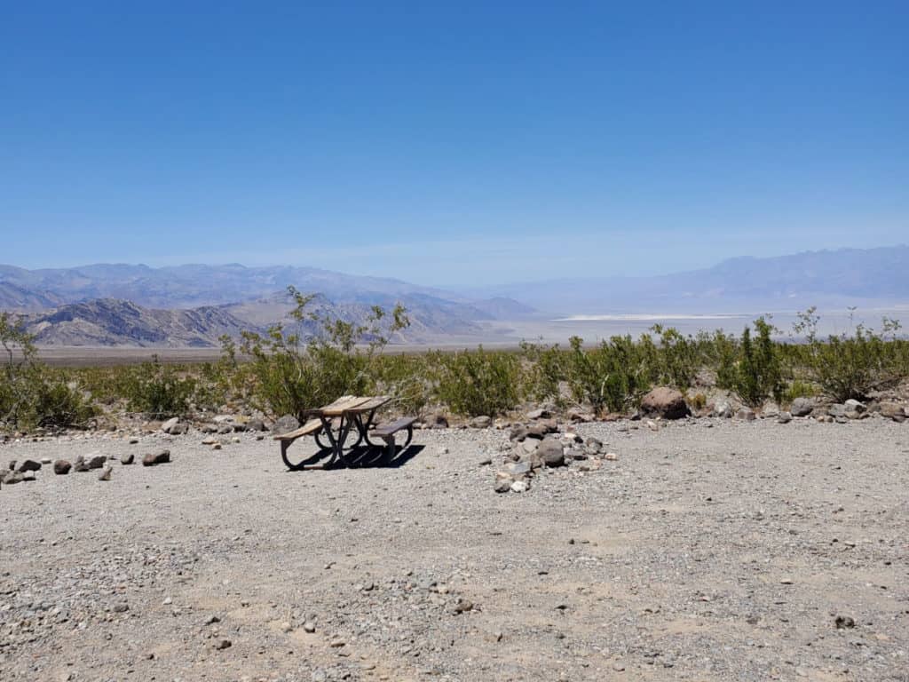 Campsite 5 Emigrant Campground Death Valley National Park