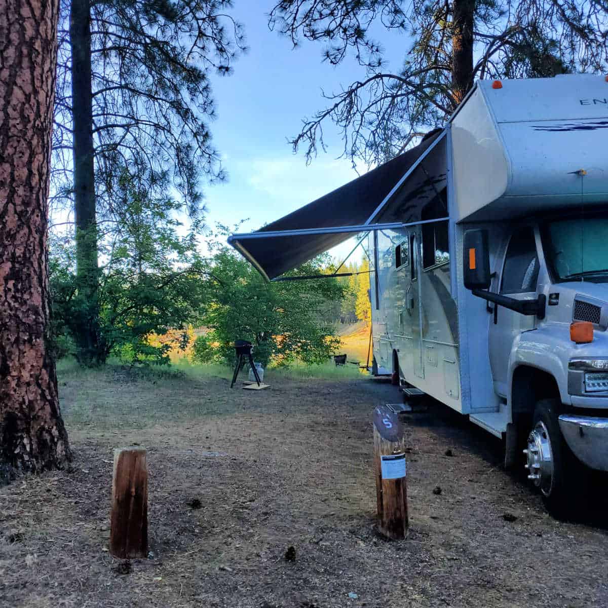 Campsite 5 North Gorge Campground Lake Roosevelt National Recreation Area