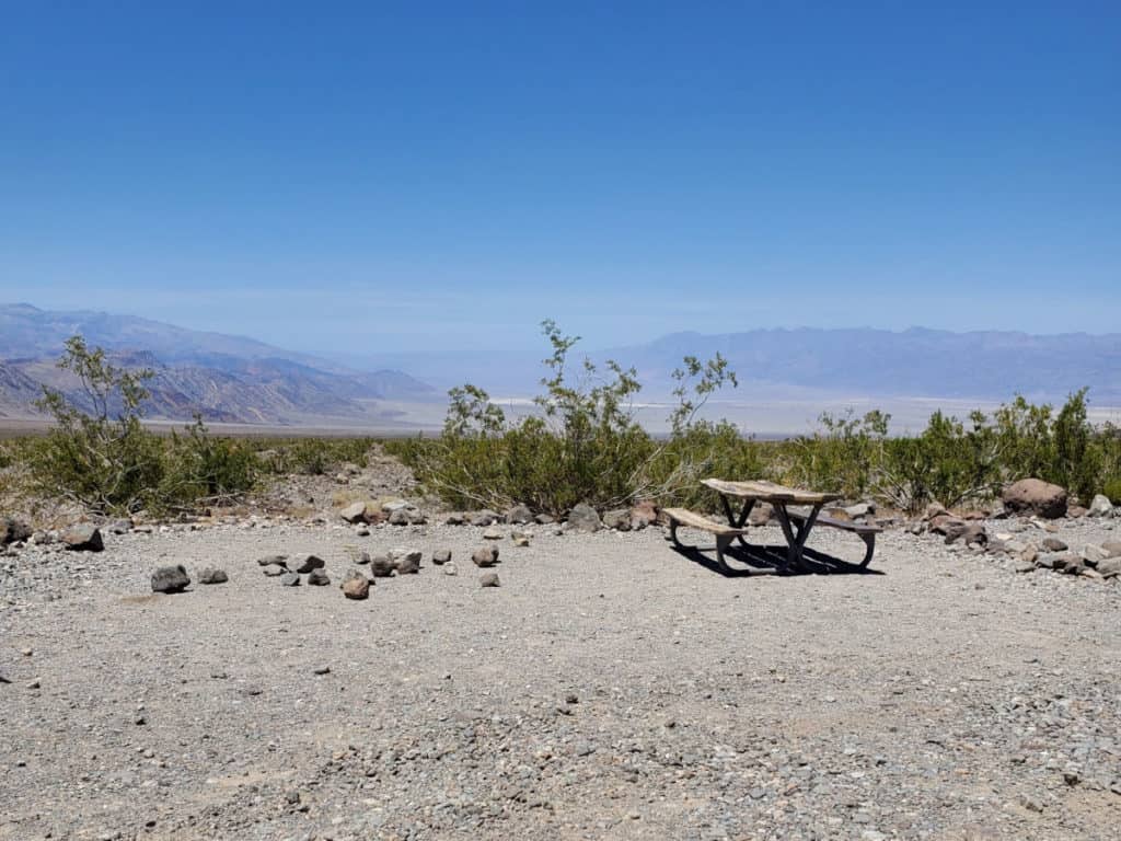 Campsite 7 Emigrant Campground Death Valley National Park