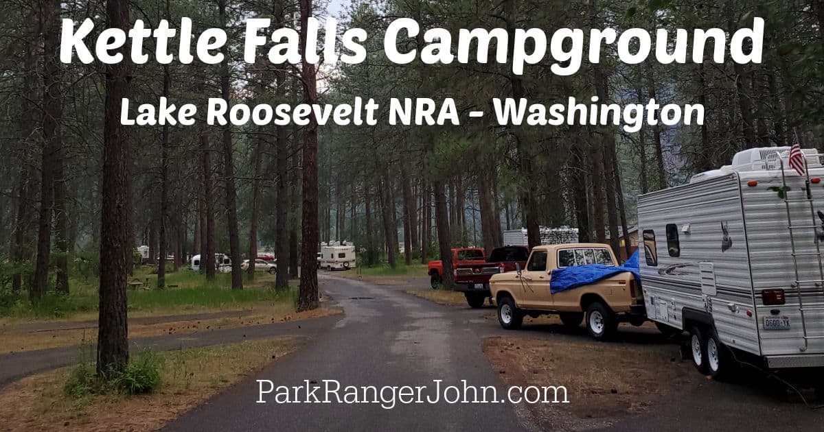 Kettle Falls Campground Lake Roosevelt National Recreation Area