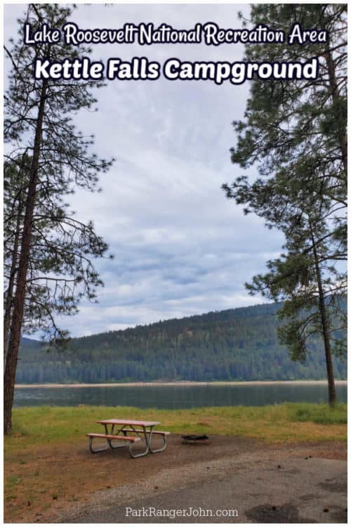 Kettle Falls Campground Lake Roosevelt National Recreation Area