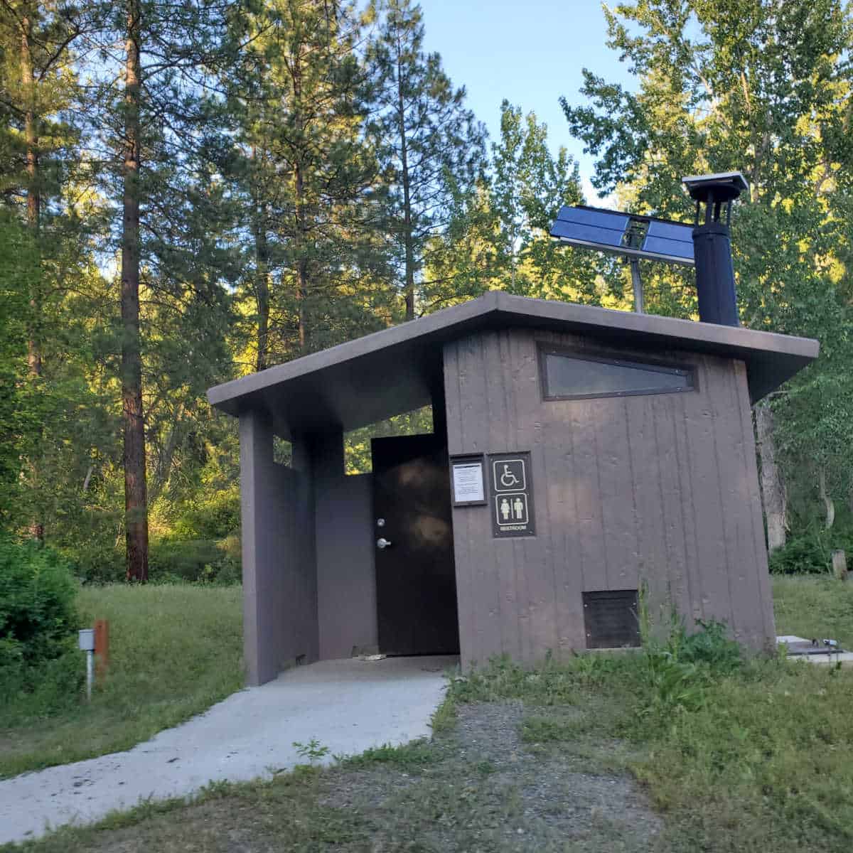 Restrooms at Lake Roosevelt National Recreation Area