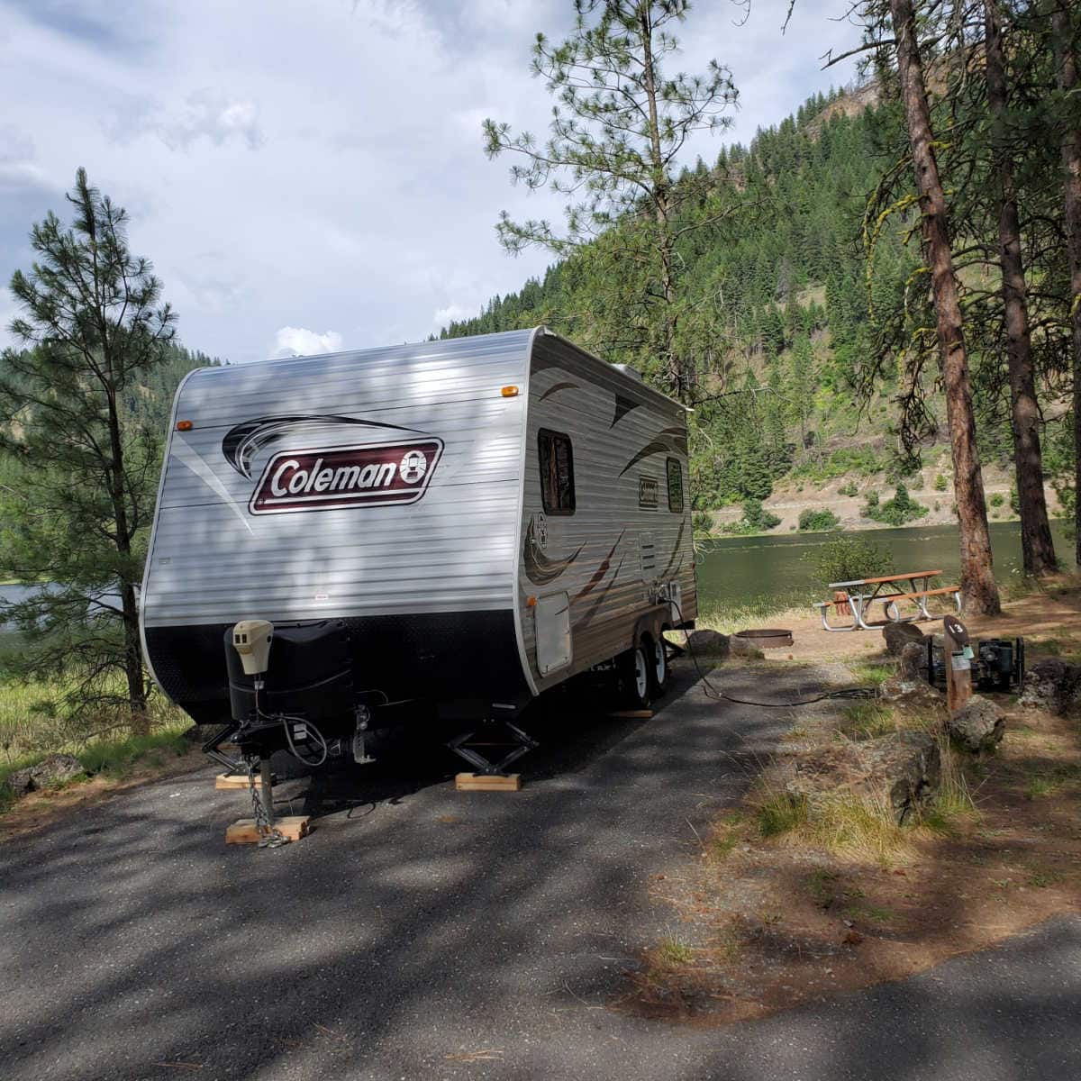 Campsite 13 Kettle River Campground Lake Roosevelt National Recreation Area Washington