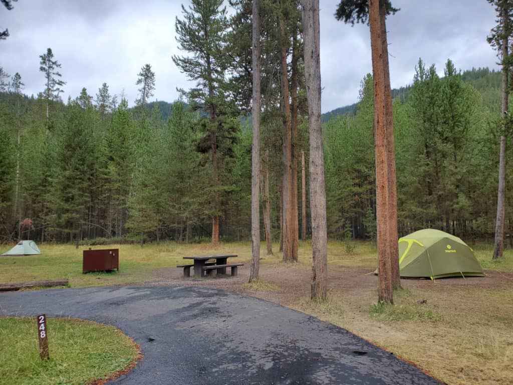 Campsite 248 Madison Campground Yellowstone National Park