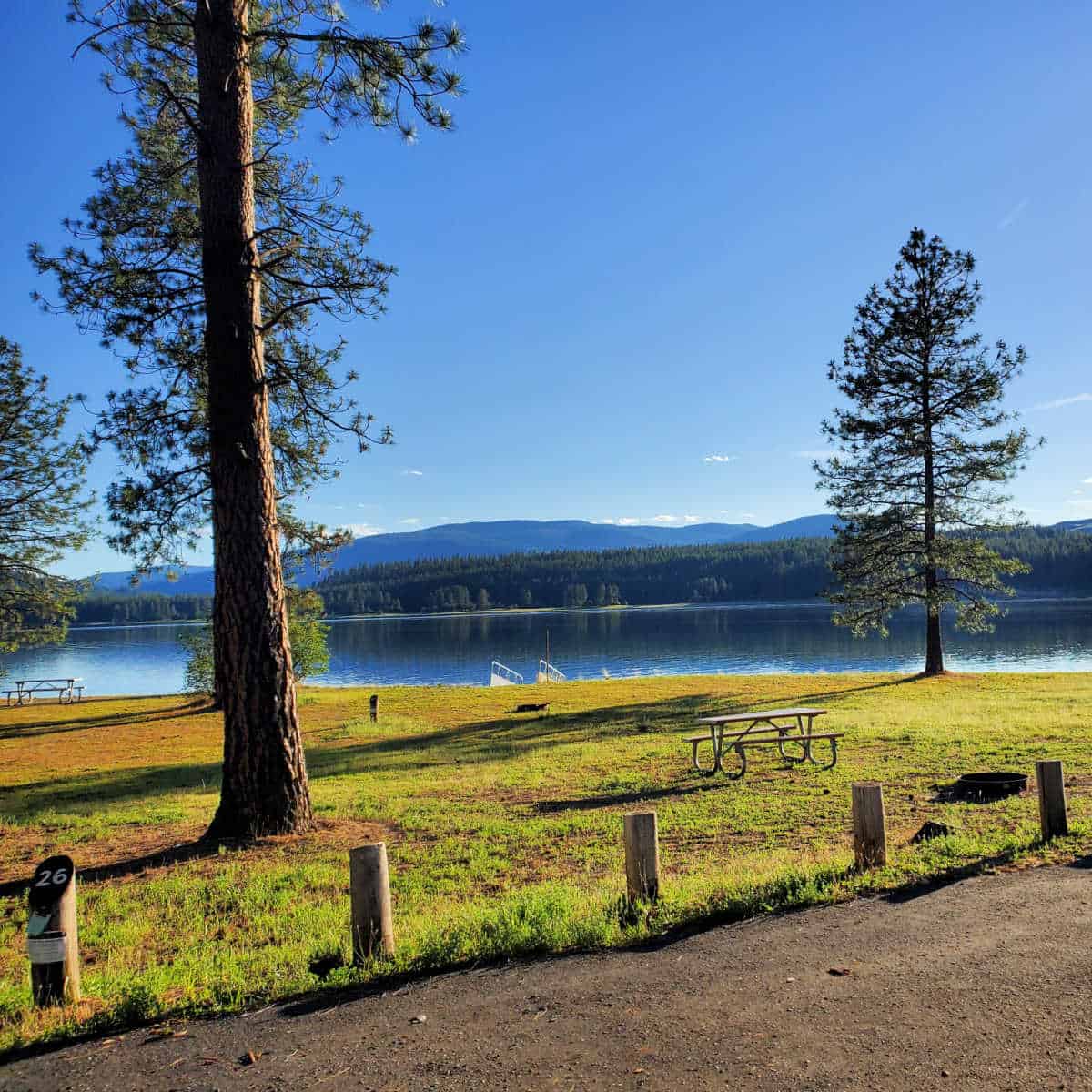 Campsite 26 Evans Campground Lake Roosevelt National Recreation Area